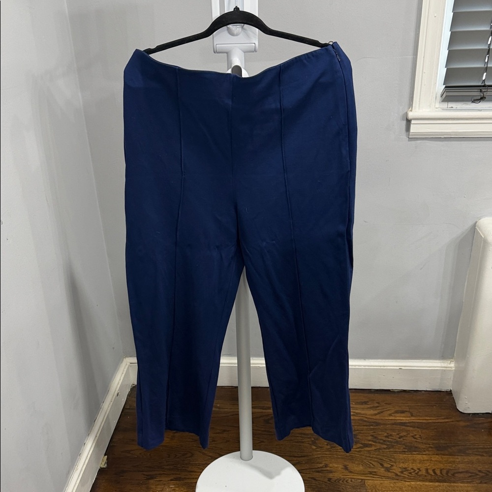 Ann Taylor Pull-on side zip Elegant Blue Women's Pants